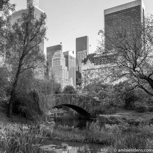 Gapstow Bridge and The Pond 1 (BW SQ)