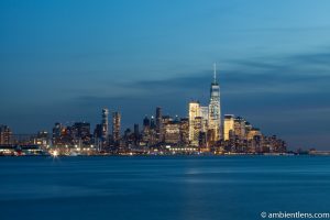 Lower Manhattan and the Hudson River at Sunset 2