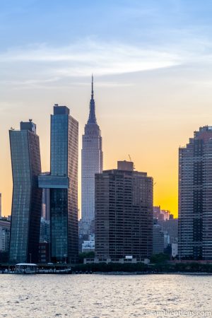 Midtown Manhattan and the East River at Sunset 2