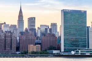 Midtown Manhattan and the East River at Sunset 3