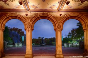 Looking Out Central Park's Bethesda Terrace