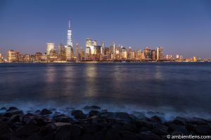 Lower Manhattan and the Hudson River at Night 8