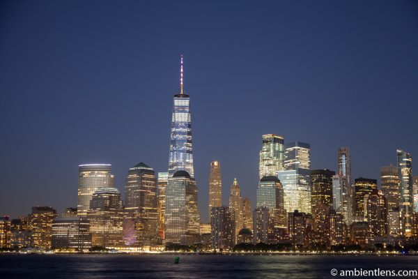 Lower Manhattan and the Hudson River at Night 7