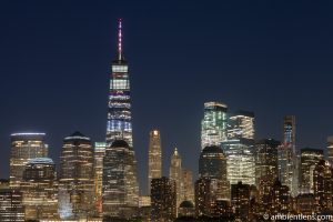 Lower Manhattan and the Hudson River at Night 6