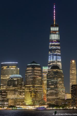 Lower Manhattan and the Hudson River at Night 4