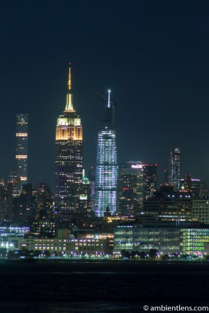 Midtown Manhattan and the Hudson River at Night 5