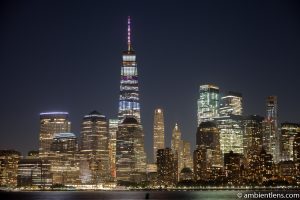 Lower Manhattan and the Hudson River at Night 2