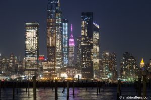 Midtown Manhattan and the Hudson River at Night 2