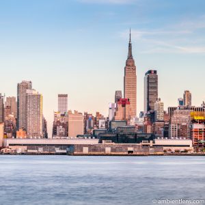 Midtown Manhattan and the Hudson River at Sunset 1 (SQ)