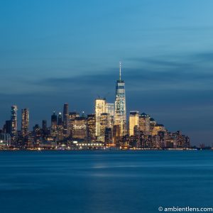 Lower Manhattan and the Hudson River at Sunset 2 (SQ)