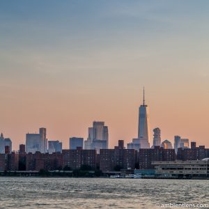 Lower Manhattan and the East River at Sunset 2 (SQ)