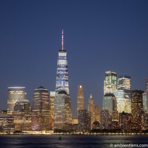 Lower Manhattan and the Hudson River at Night 7 (SQ)