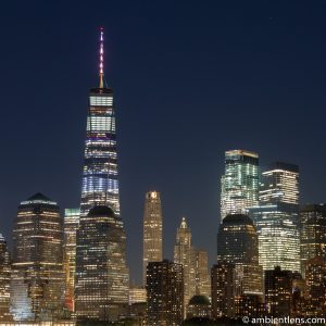 Lower Manhattan and the Hudson River at Night 6 (SQ)