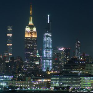 Midtown Manhattan and the Hudson River at Night 5 (SQ)