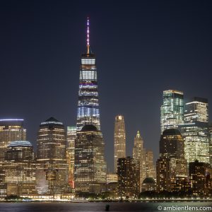 Lower Manhattan and the Hudson River at Night 2 (SQ)