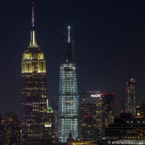 Midtown Manhattan and the Hudson River at Night 3 (SQ)