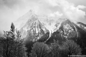 Mount Cheam, Chilliwack, BC (BW)