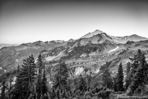 Mount Baker, WA (BW)