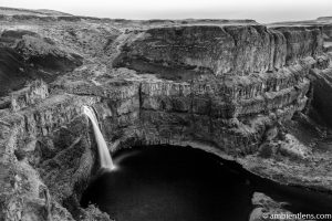 Palouse Falls 4 (BW)