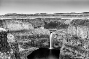 Palouse Falls 7 (BW)